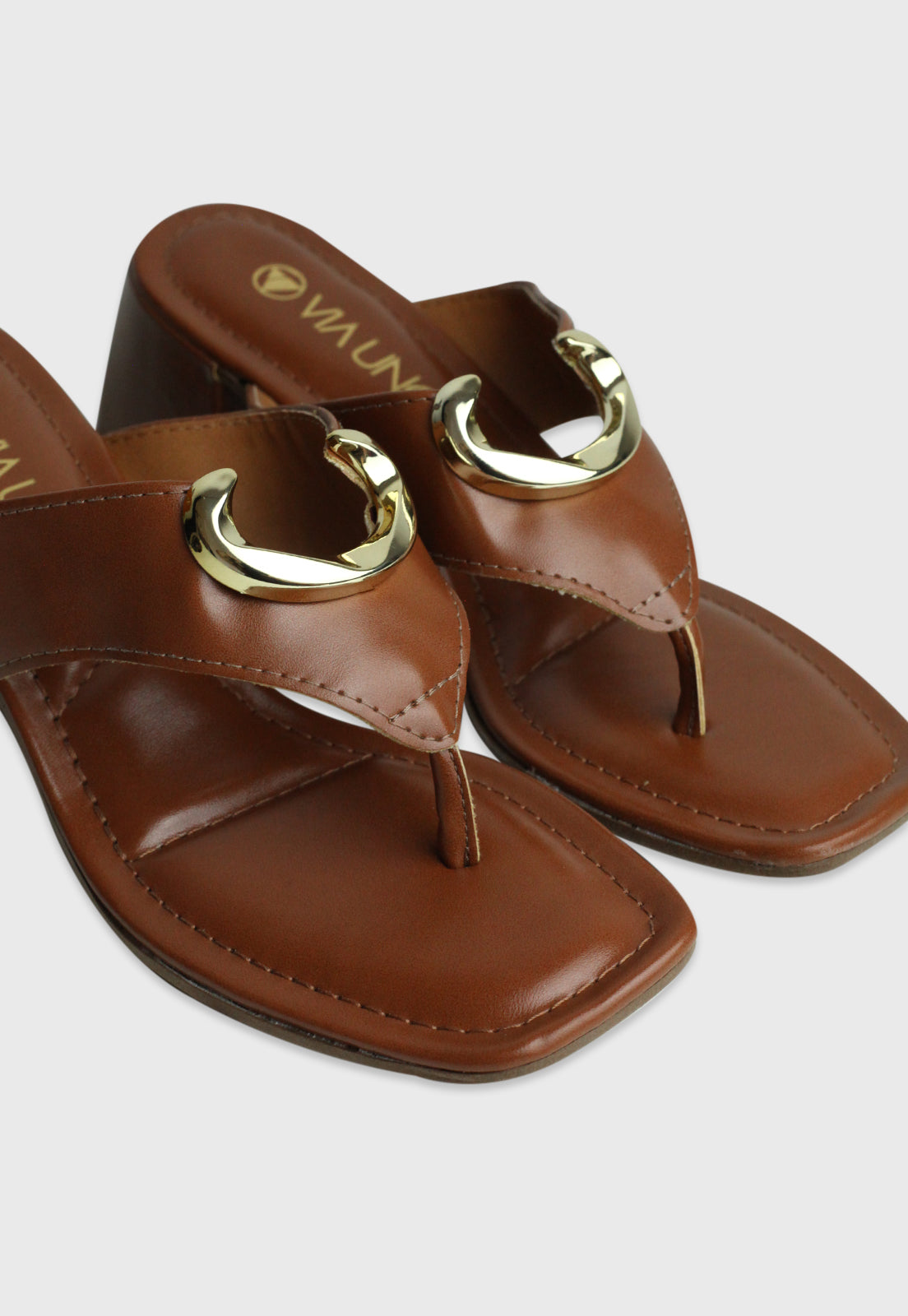 Tamanco Medio 855071 Napa Rock Caramelo