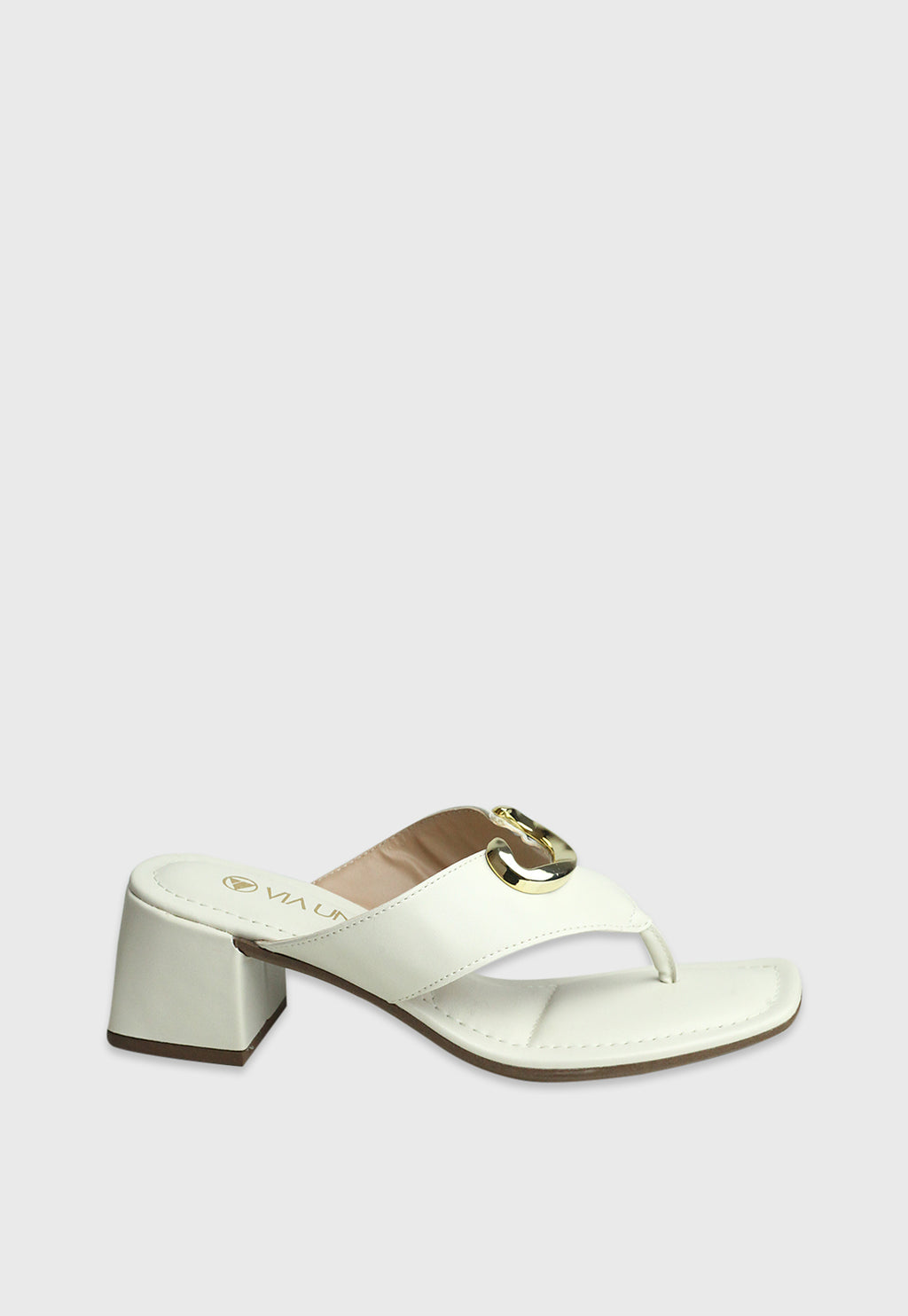 Tamanco Medio 855071 Napa Rock Off White