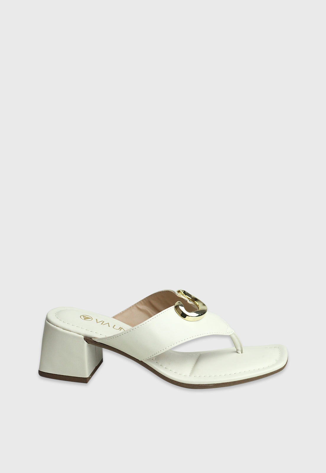 Tamanco Medio 855071 Napa Rock Off White