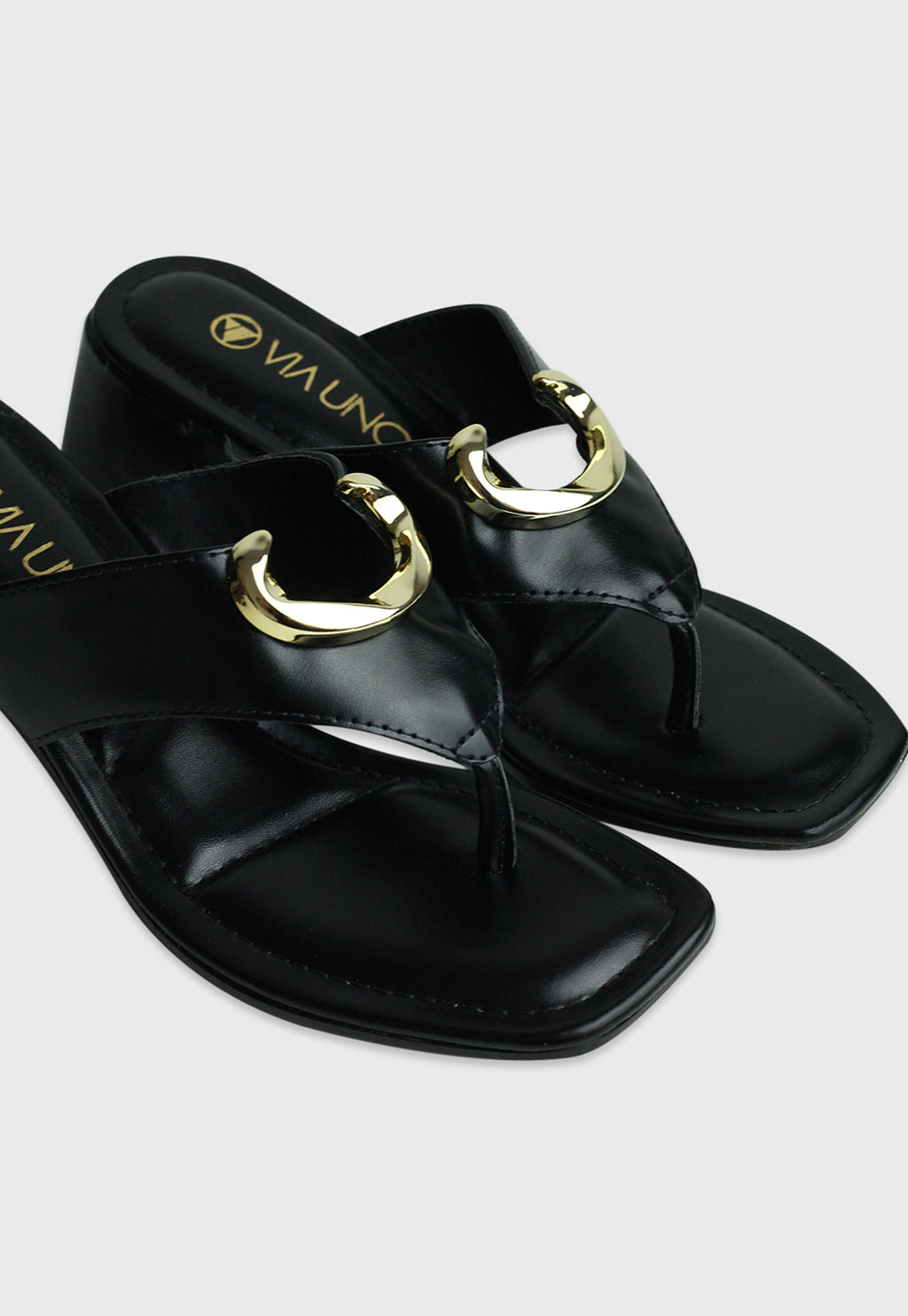 Tamanco Medio 855071 Napa Rock Preto