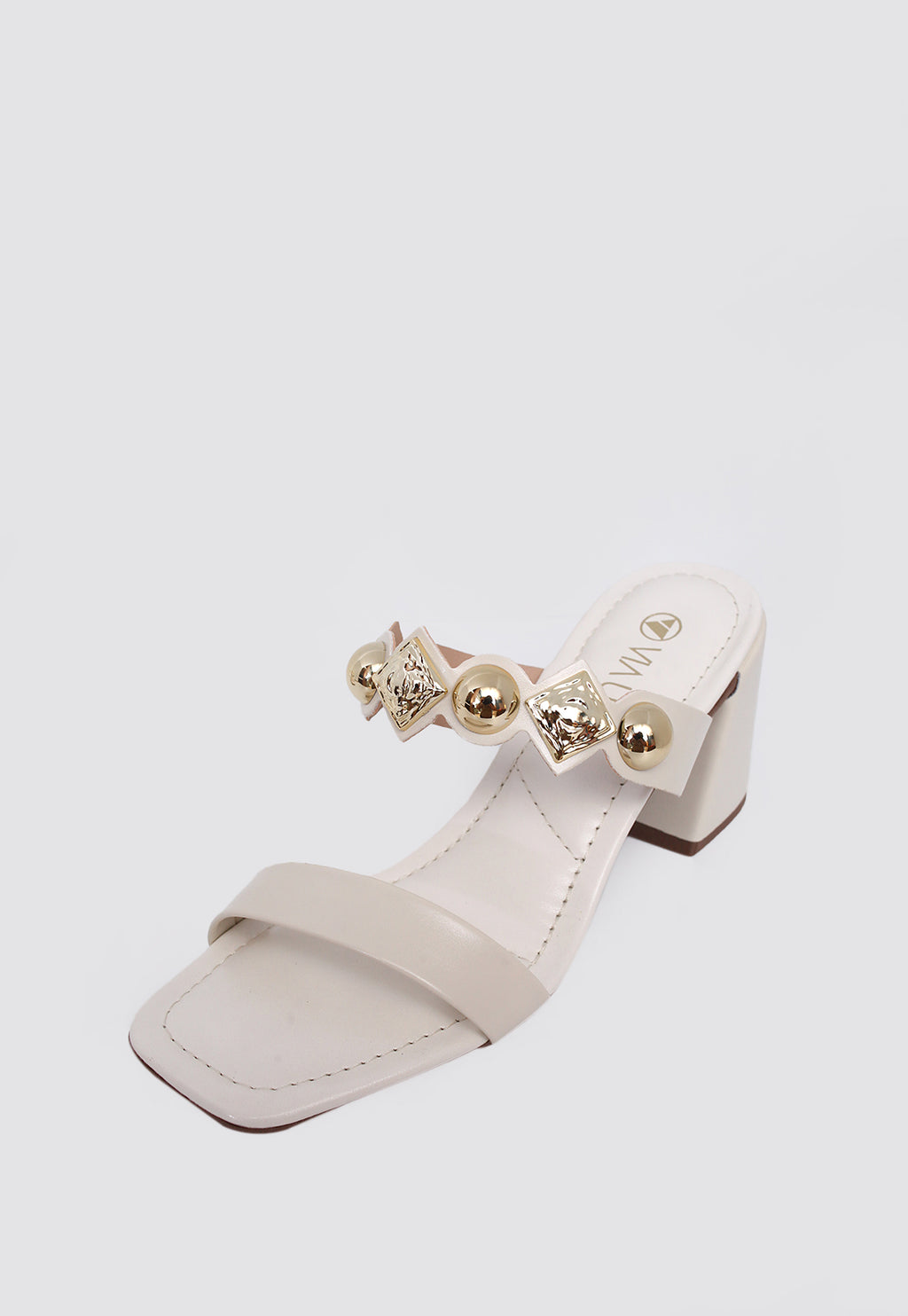 Tamanco Medio 857038 Napa Rock Off White