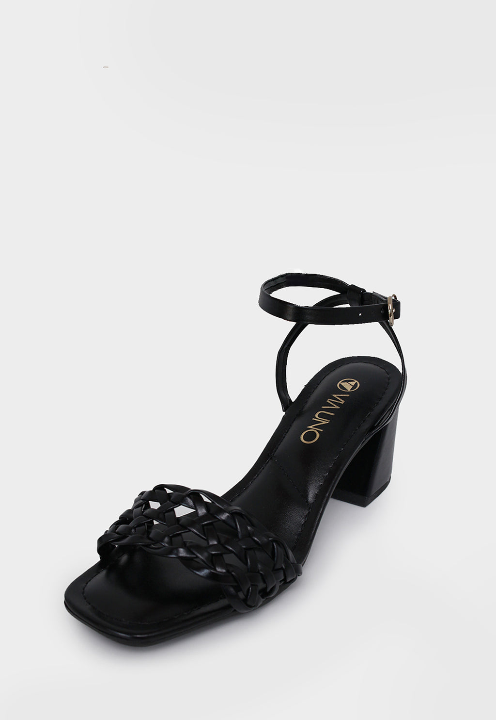 Sandalia Salto Medio 857041 Napa Rock Preto