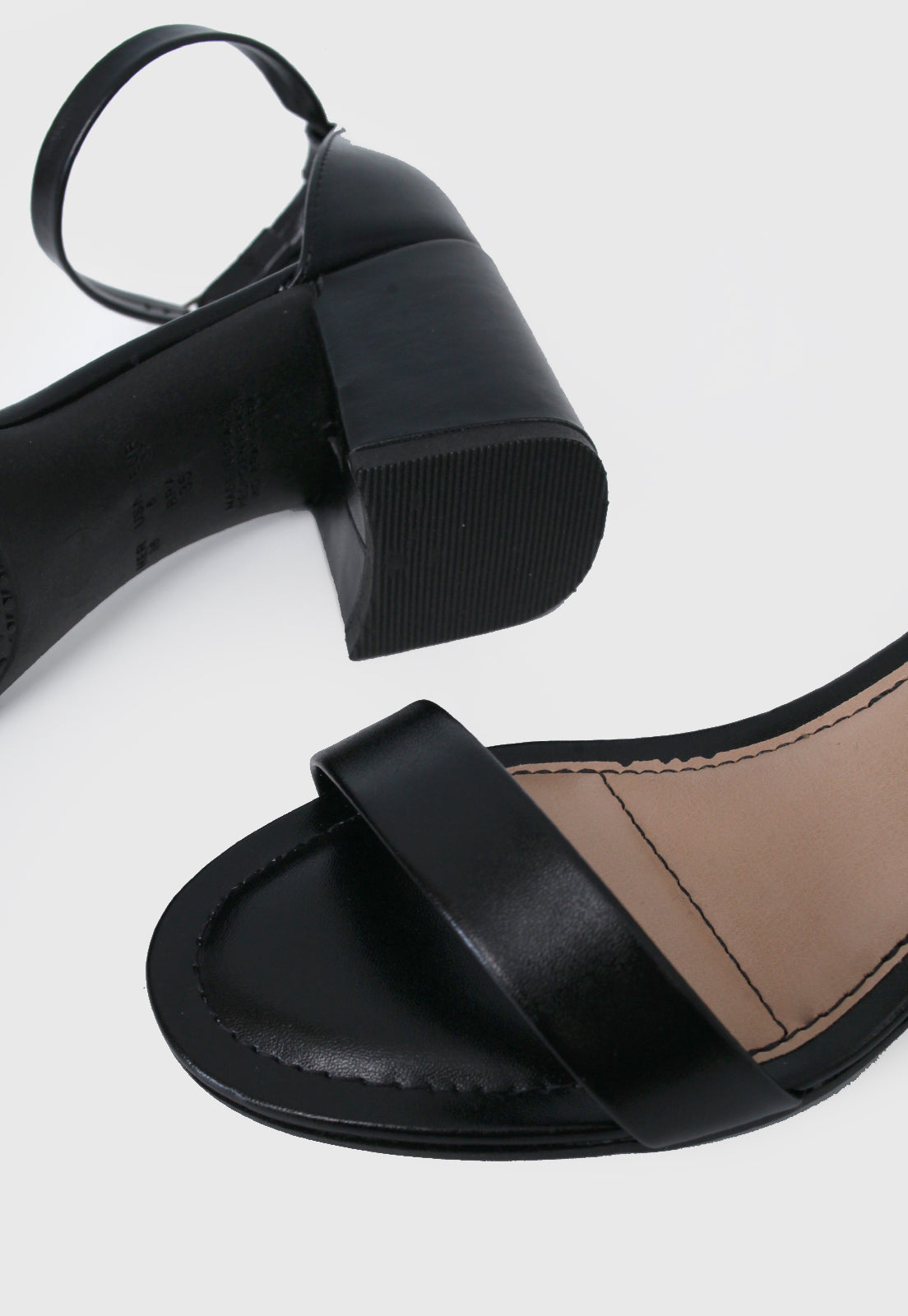 Sandalia Salto Medio 858026 Napa Rock Preto