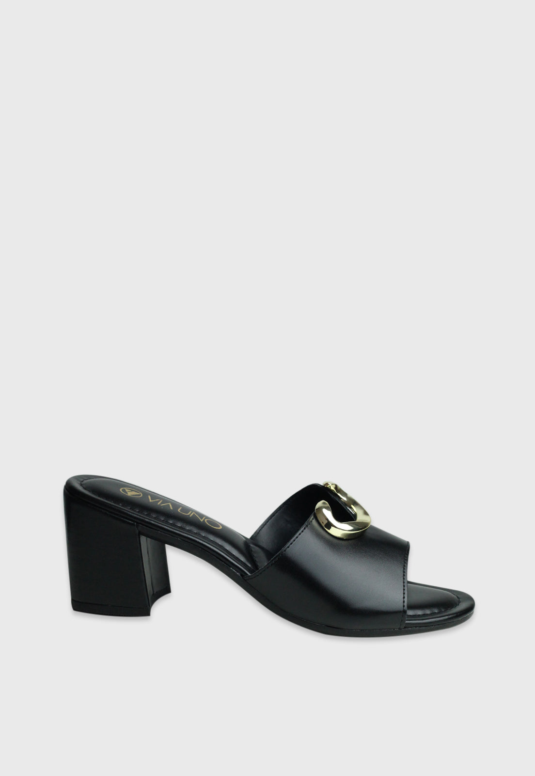 Tamanco Medio 858034 Napa Rock Preto