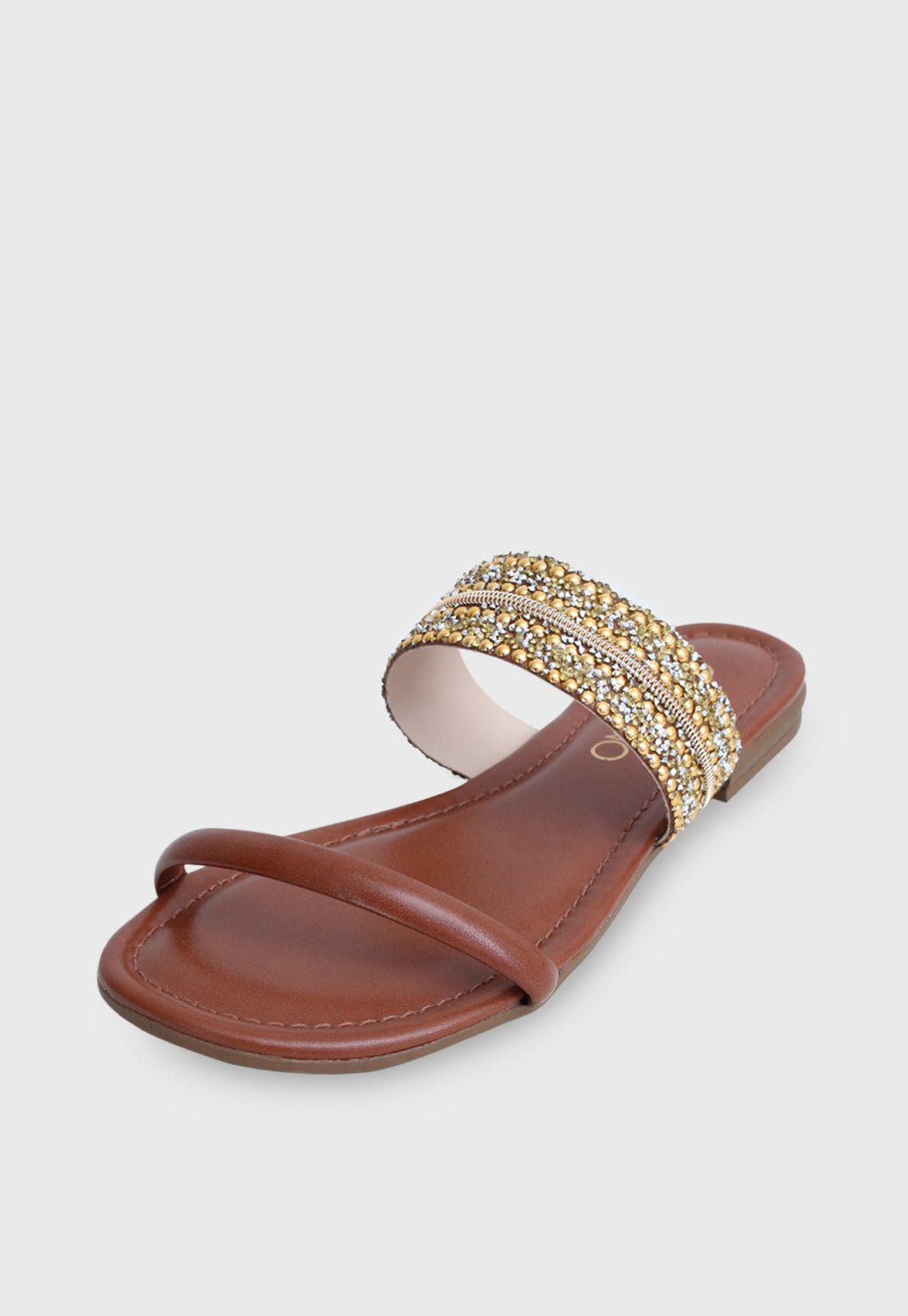 Sandalia Flat 859101 Napa Rock Caramelo