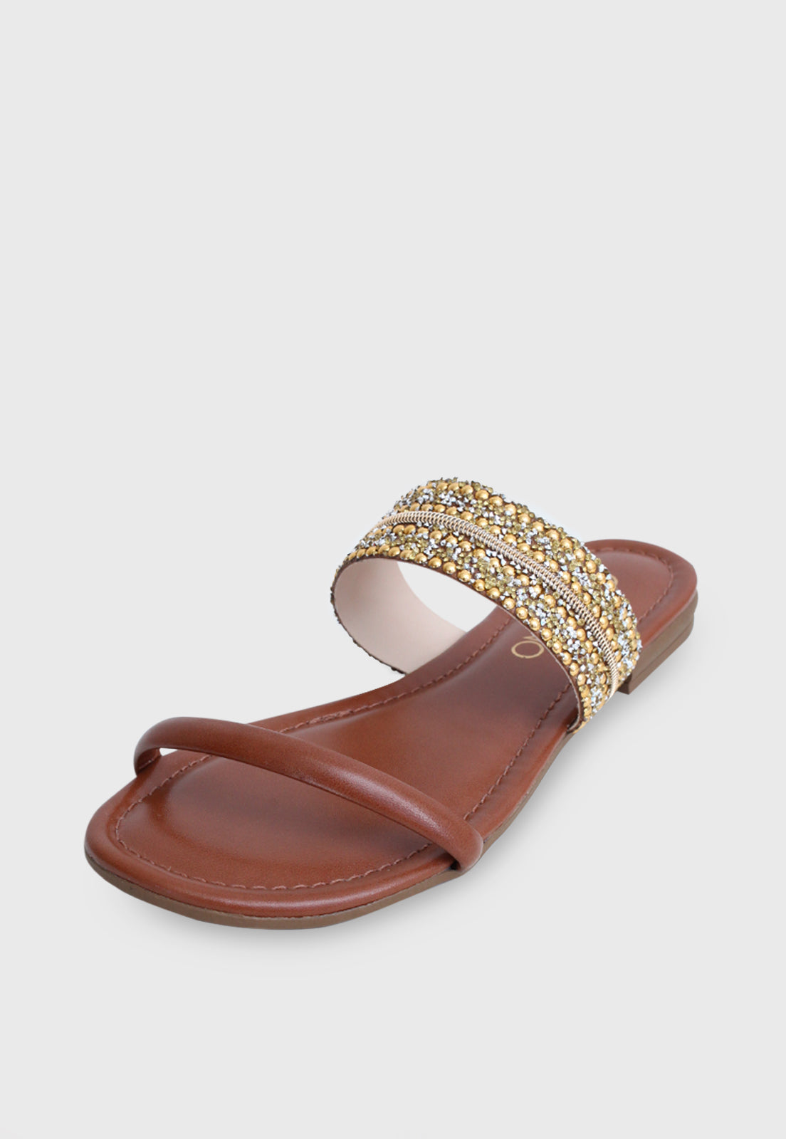 Sandalia Flat 859101 Napa Rock Caramelo