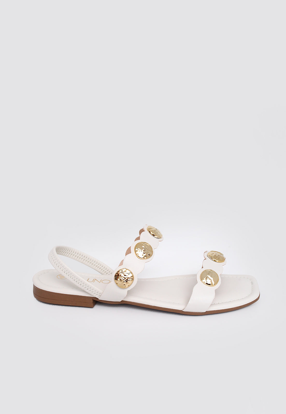 Rasteira Flat 860084 Mestiço Off White