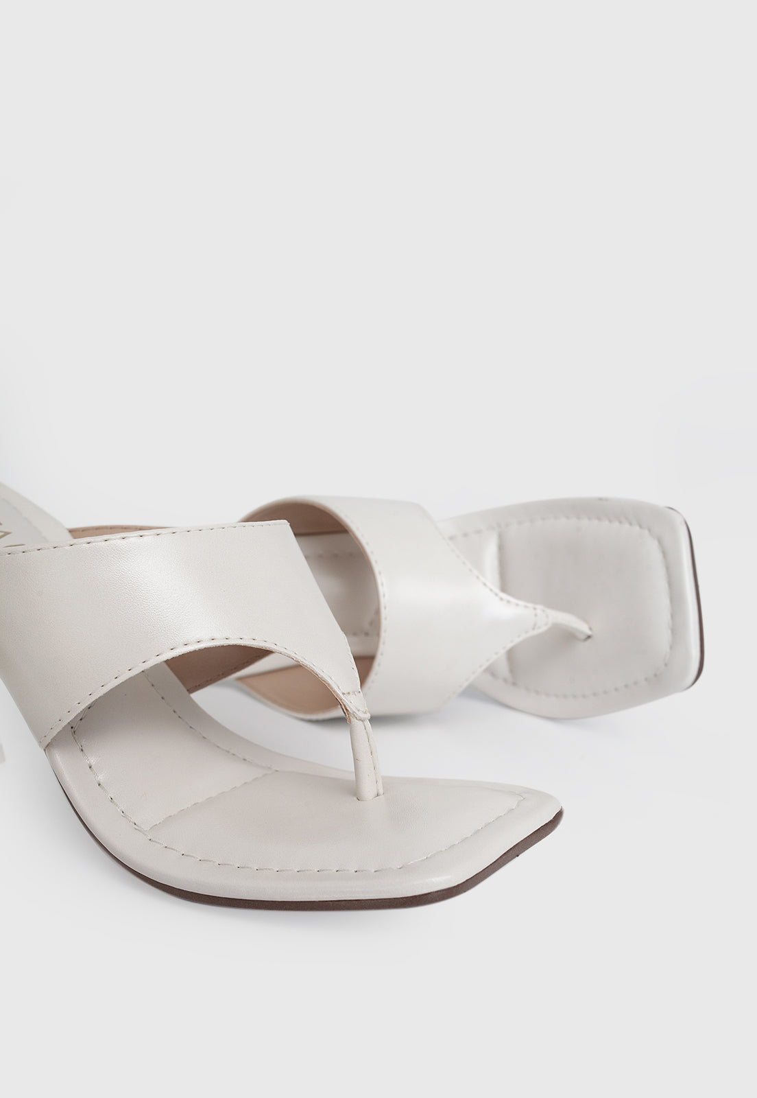 Tamanco Alto 871017 Napa Rock Off White