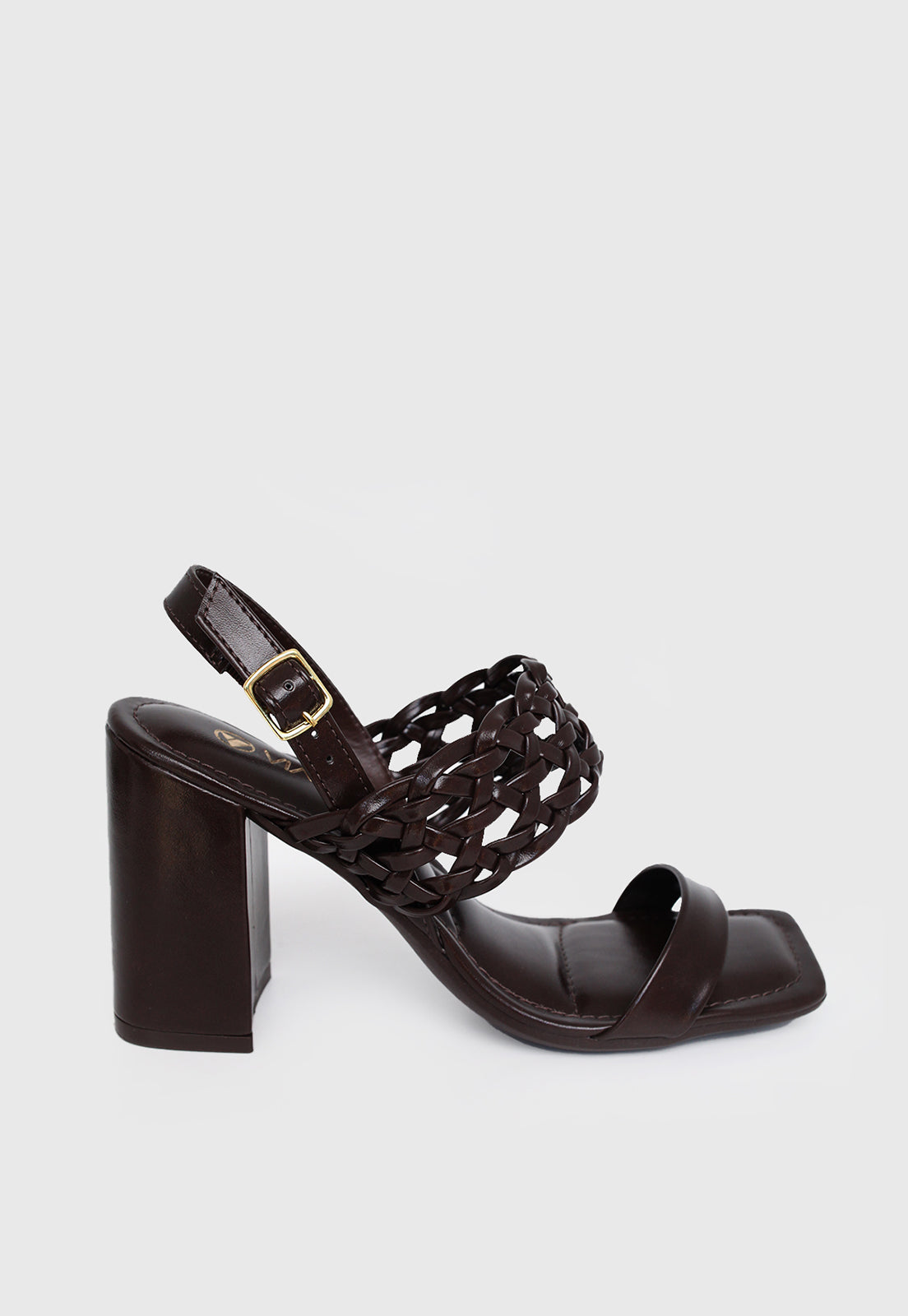Sandalia Salto Alto 872024 Napa Rock Marrom