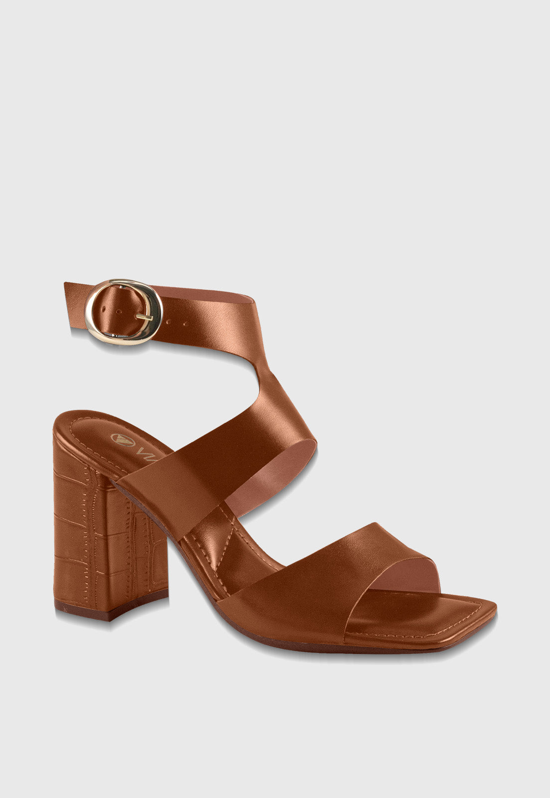Sandalia Salto Alto 872037 Napa Caramelo