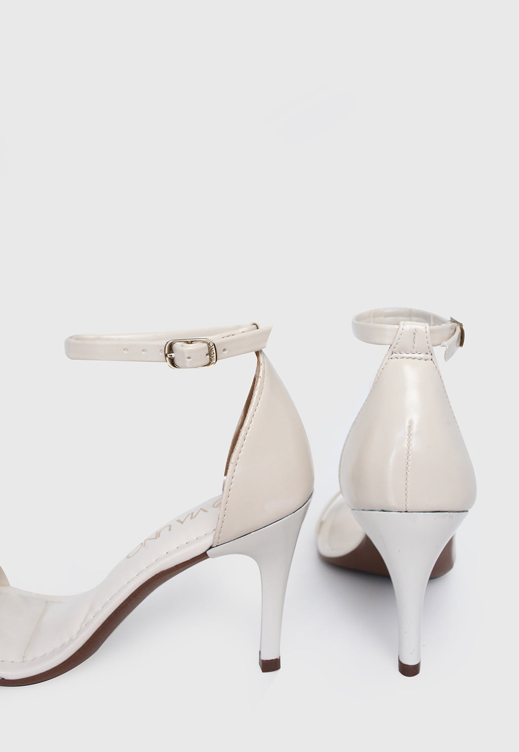 Sandalia Salto Alto 873002 Napa Rock Off White