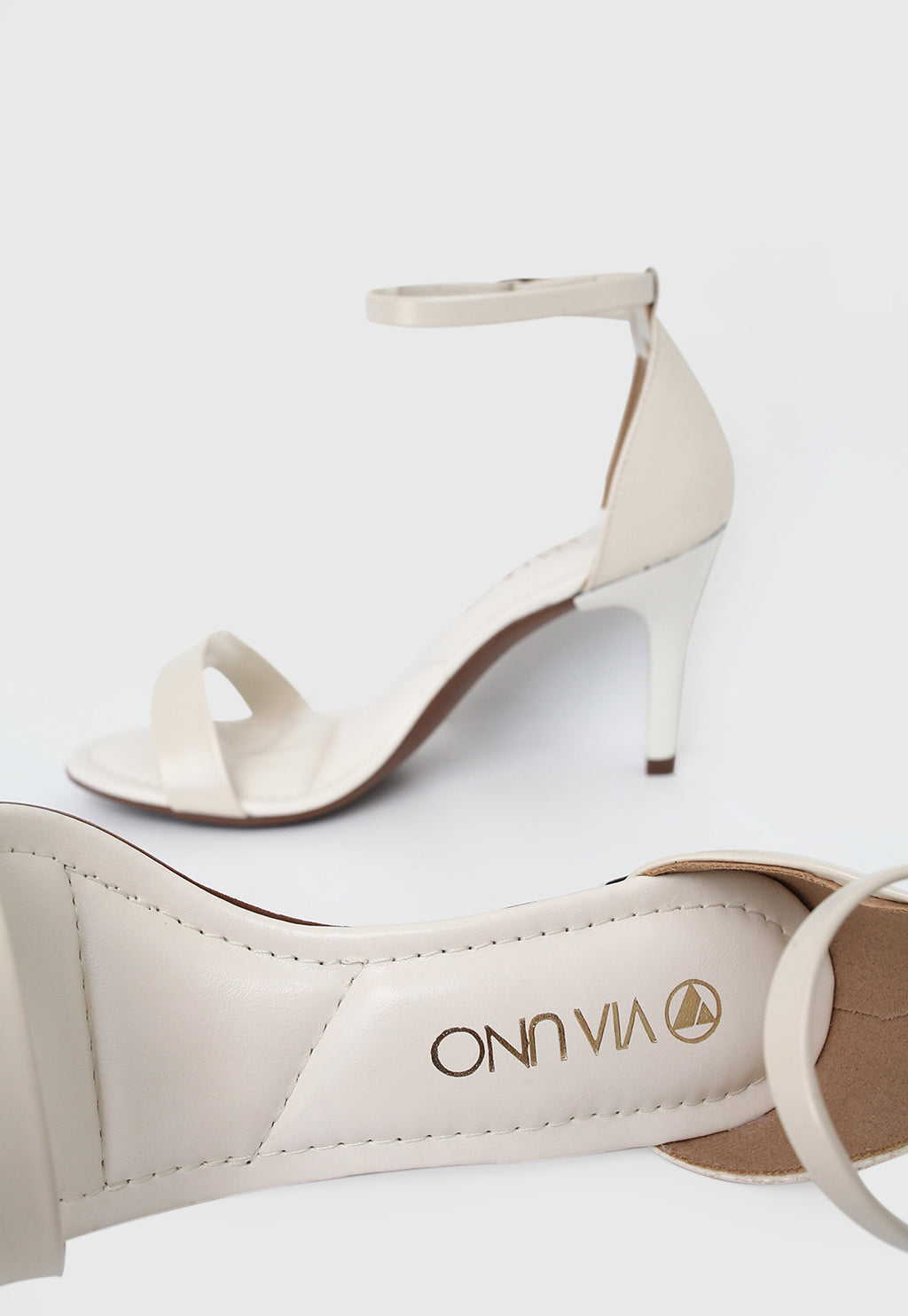 Sandalia Salto Alto 873002 Napa Rock Off White