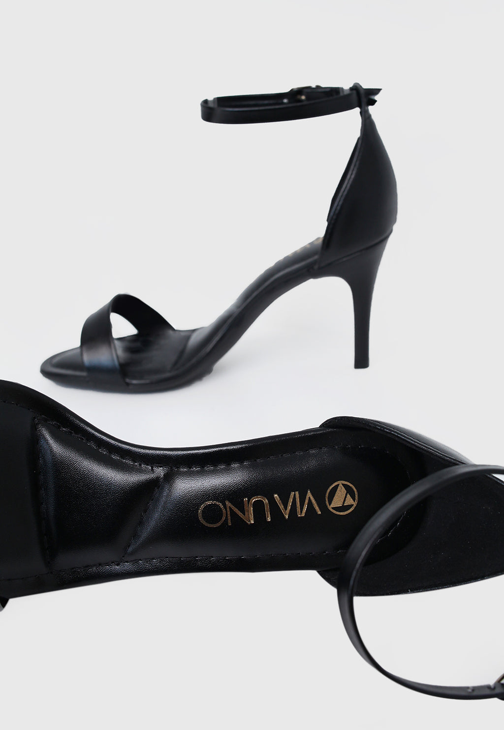 Sandalia Salto Alto 873002 Napa Rock Preto