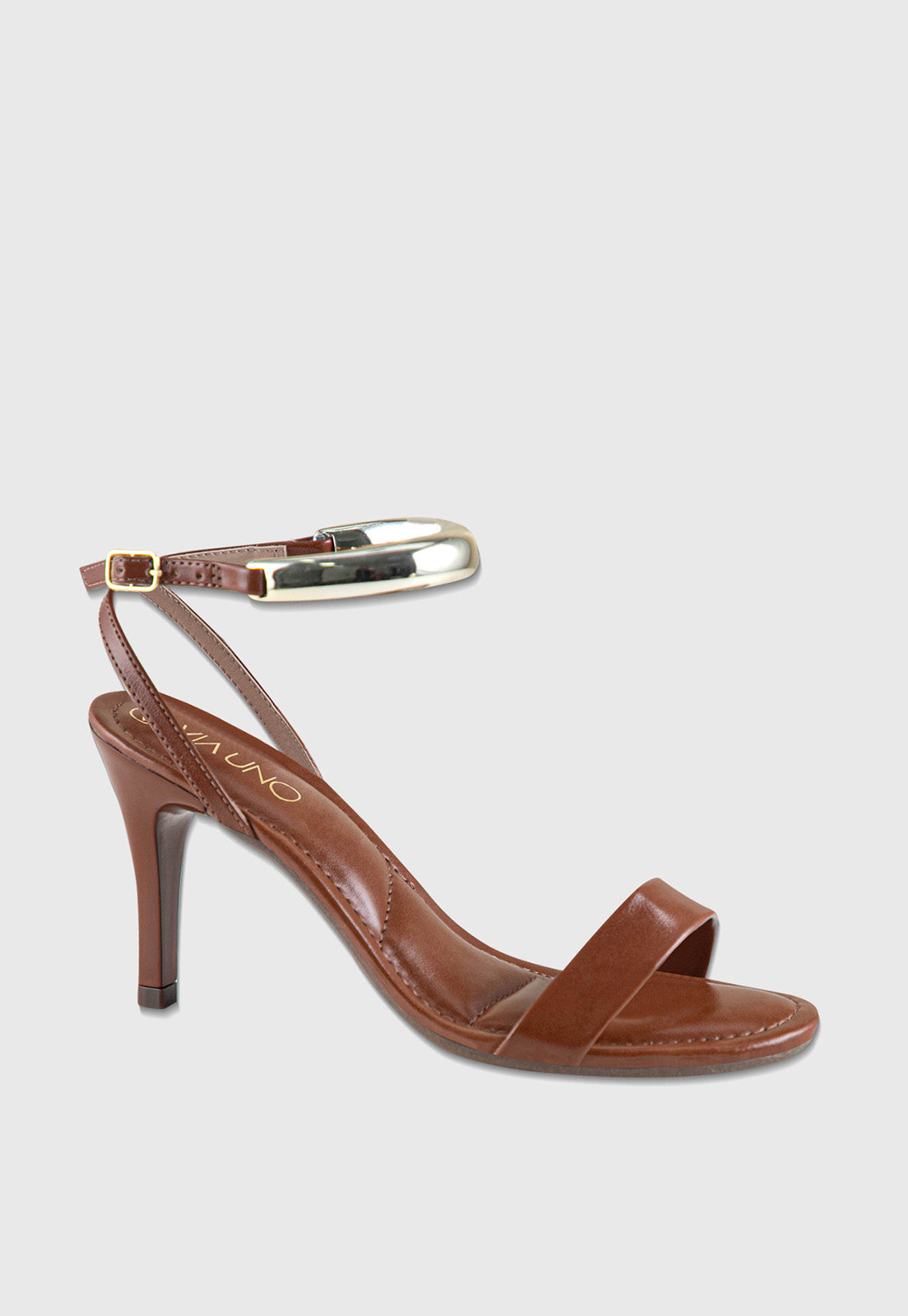 Sandalia Salto Alto 873018 Napa Rock Caramelo