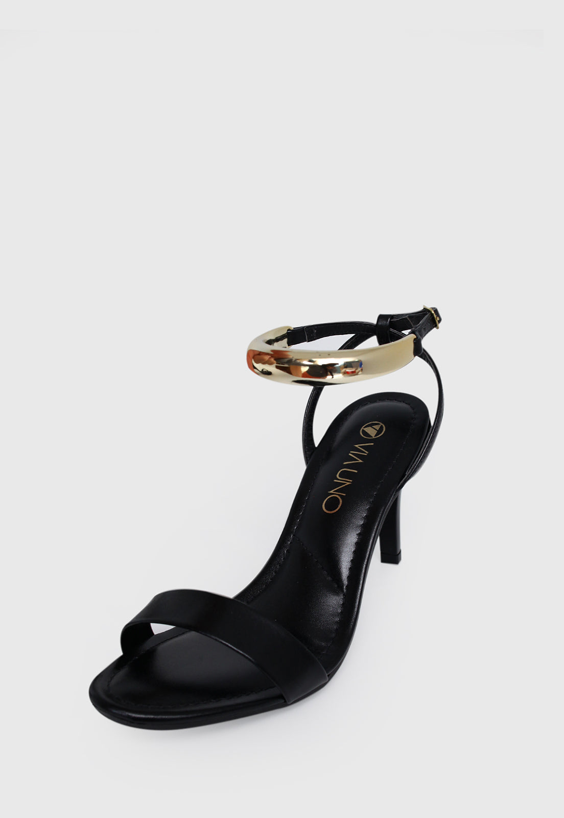 Sandalia Salto Alto 873018 Napa Rock Preto