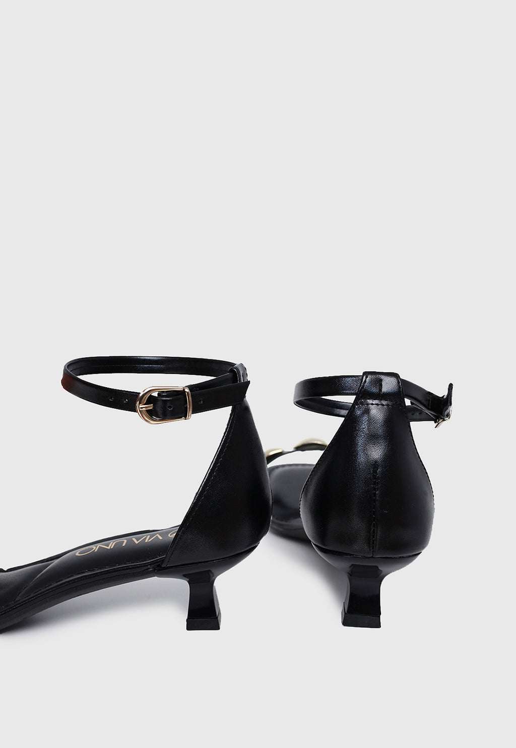 Sandalia Salto Baixo 876025 Napa Rock Preto
