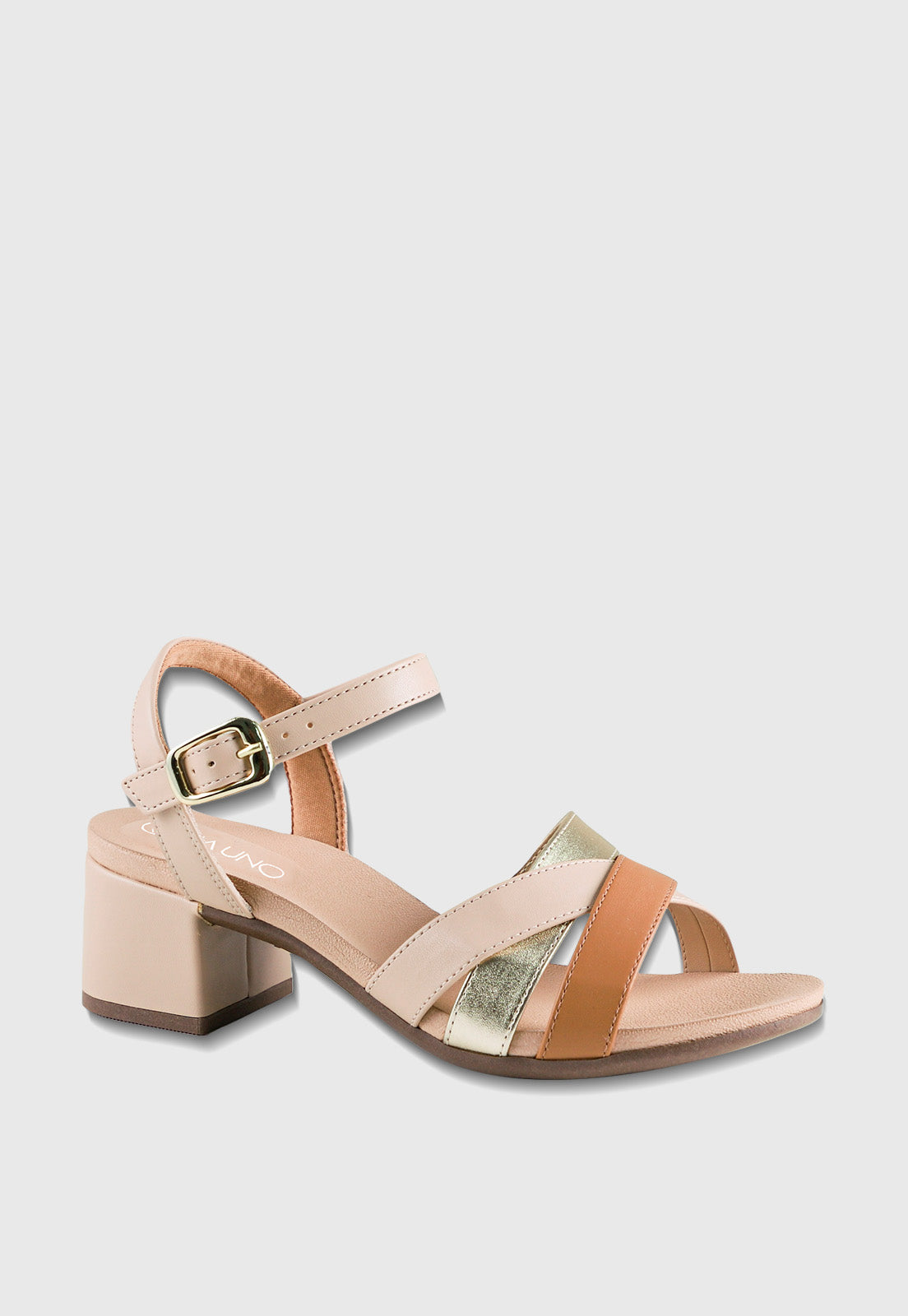 Sandalia Salto Medio 889009 Mestiço Chino