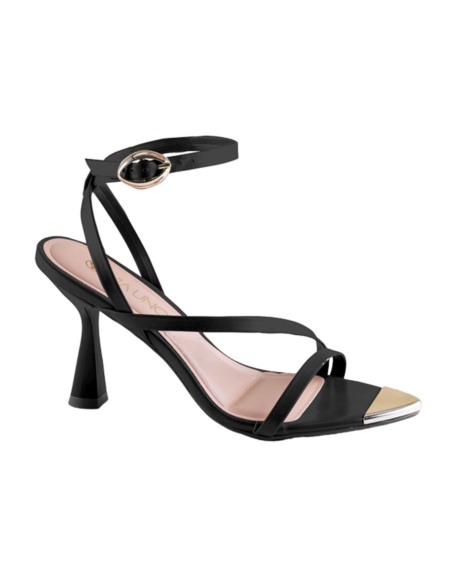 Sandalia Salto Alto 919022 Napa Rock Preto