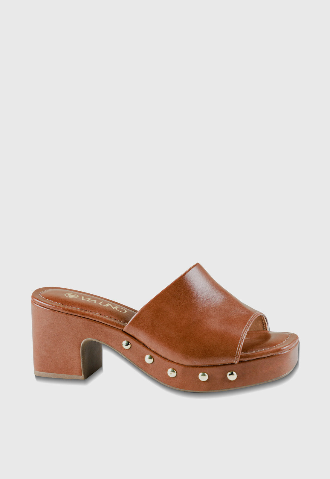 Tamanco Alto 920011 Napa Rock Caramelo