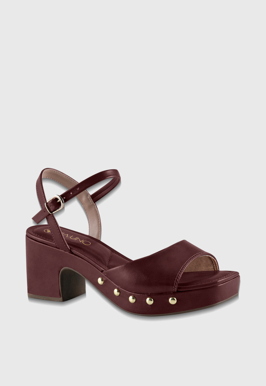 Sandalia Salto Alto 920013 Napa Rock Marsala