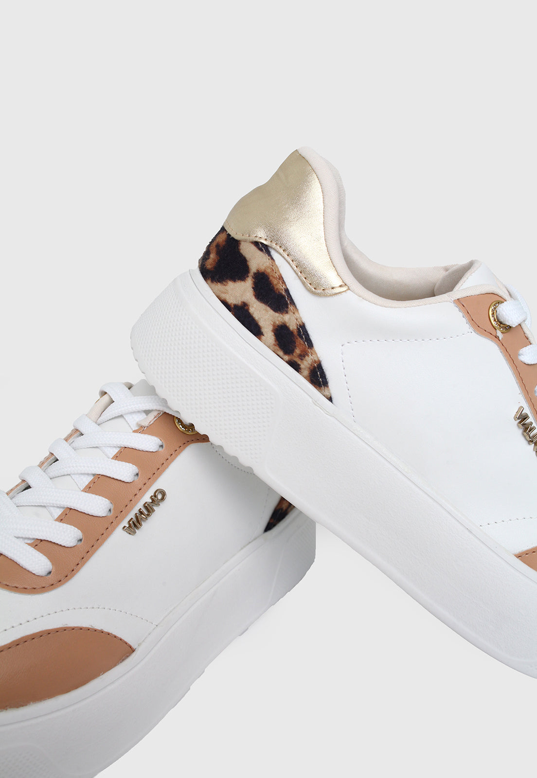 Tenis 945004 Napa Sport Branco/Nude