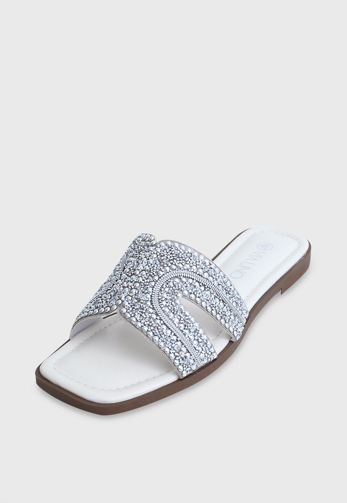 Sandalia Flat 948028 Napa Rock Off White