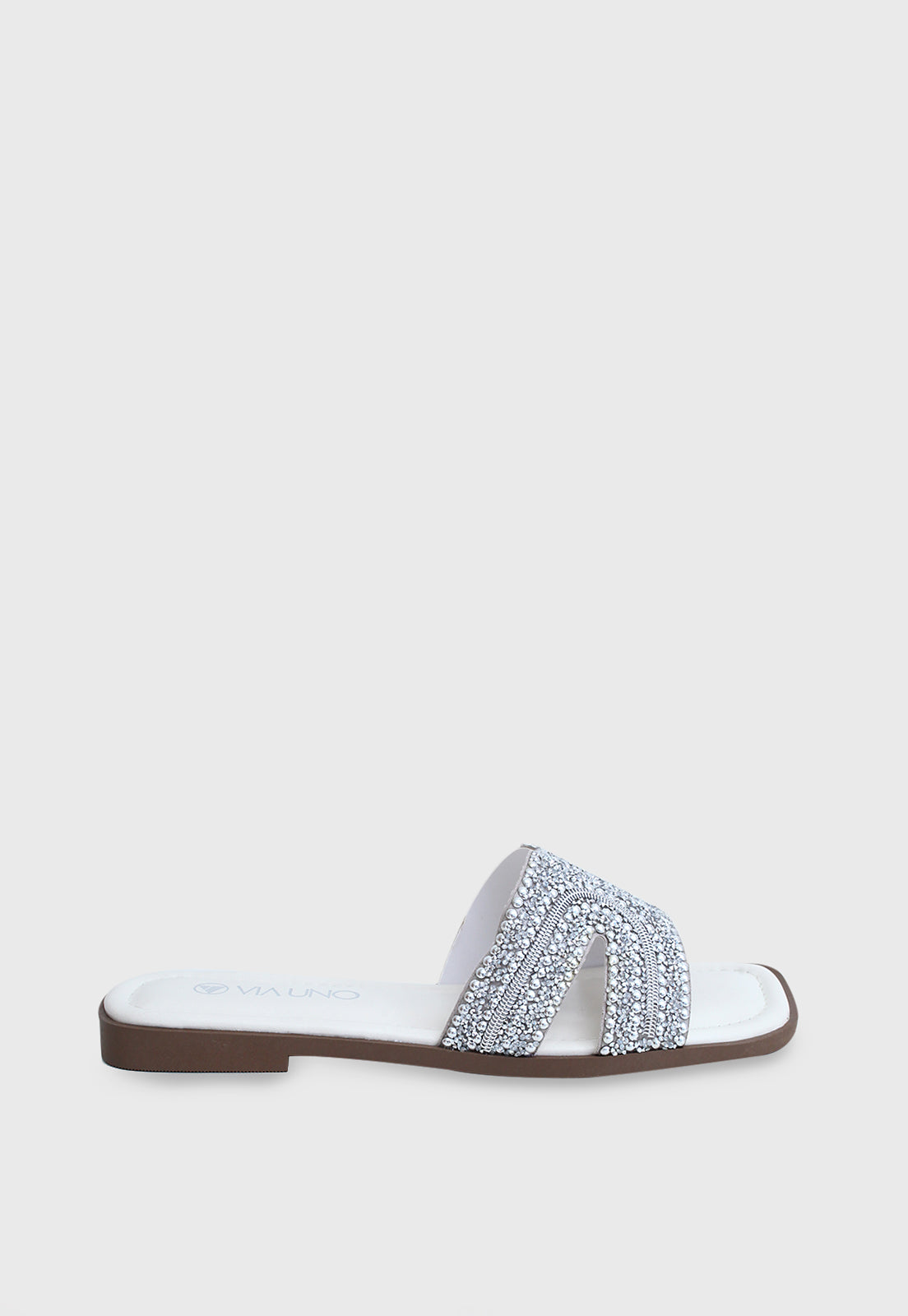 Sandalia Flat 948028 Napa Rock Off White