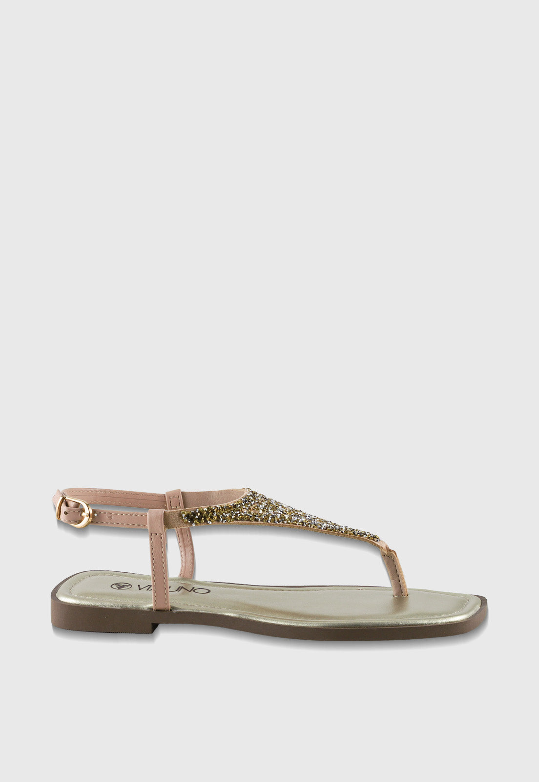Sandalia Flat 948094 Pvc Ouro