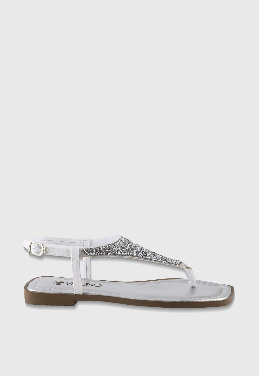 Sandalia Flat 948094 Pvc Prata