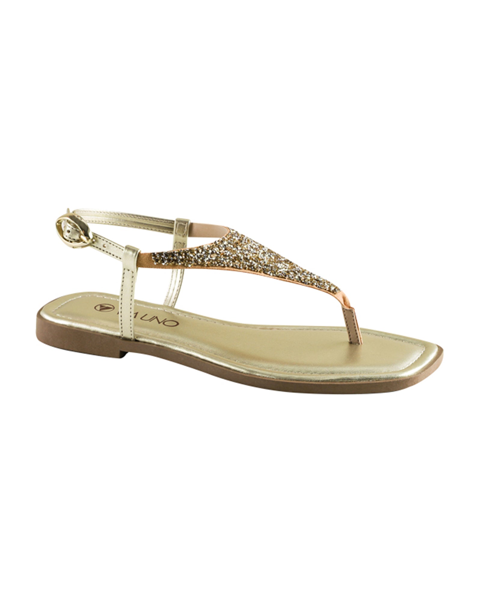 Sandalia Flat 948094 Pvc Ouro