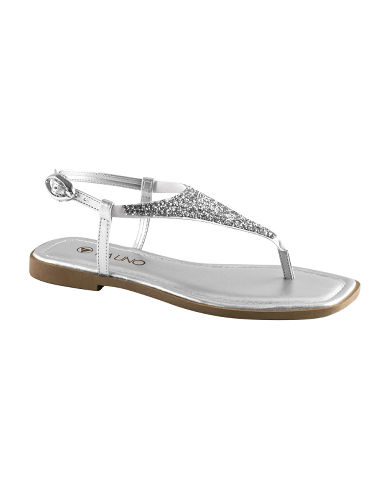 Sandalia Flat 948094 Pvc Prata