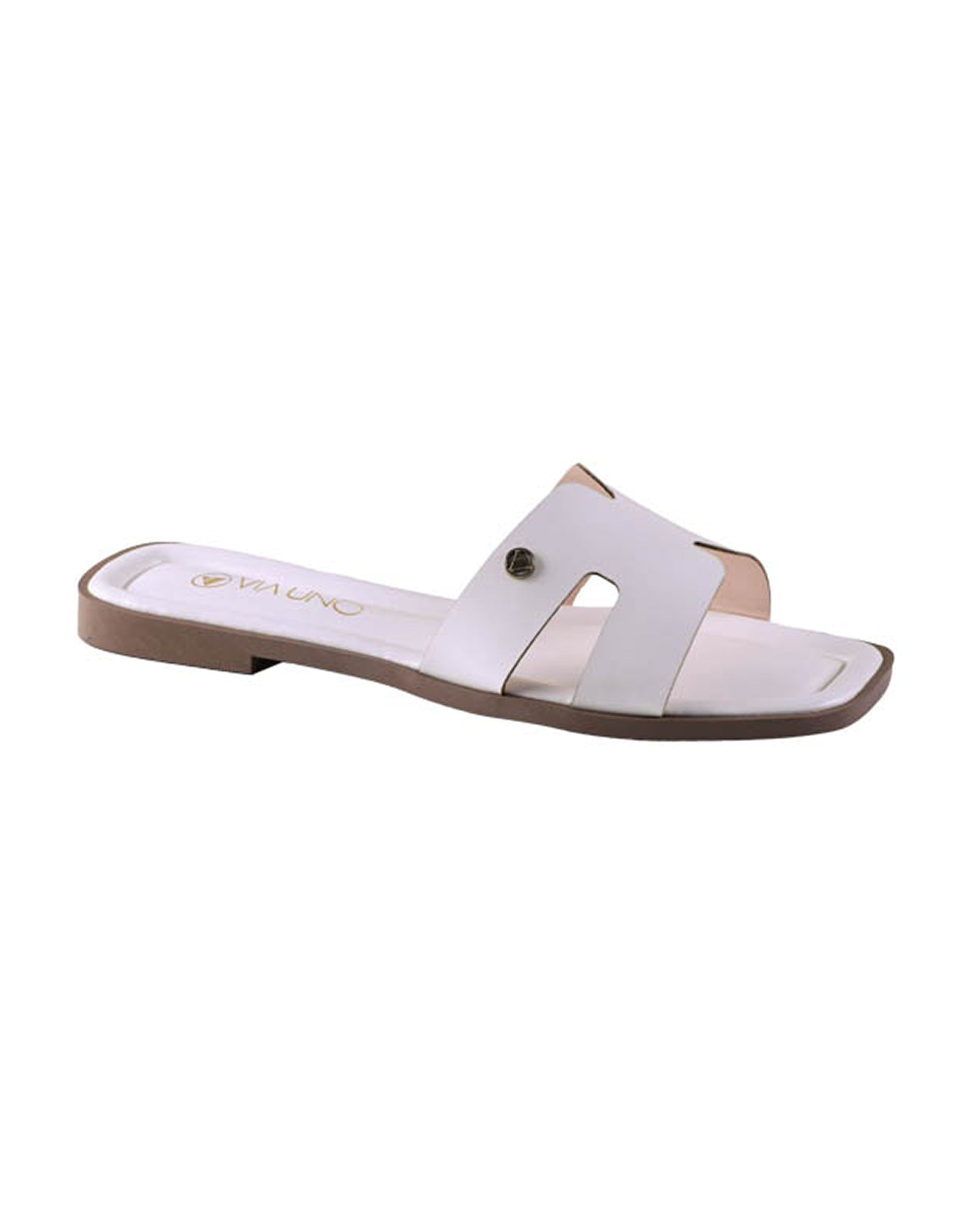 Sandalia Flat 948096 Rock C Off White
