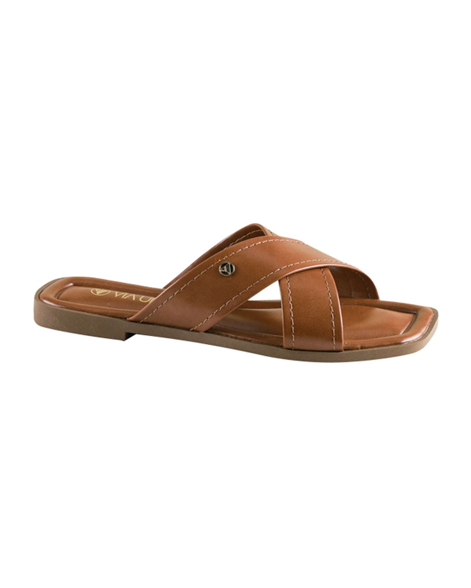 Sandalia Flat 948097 Napa Rock Caramelo