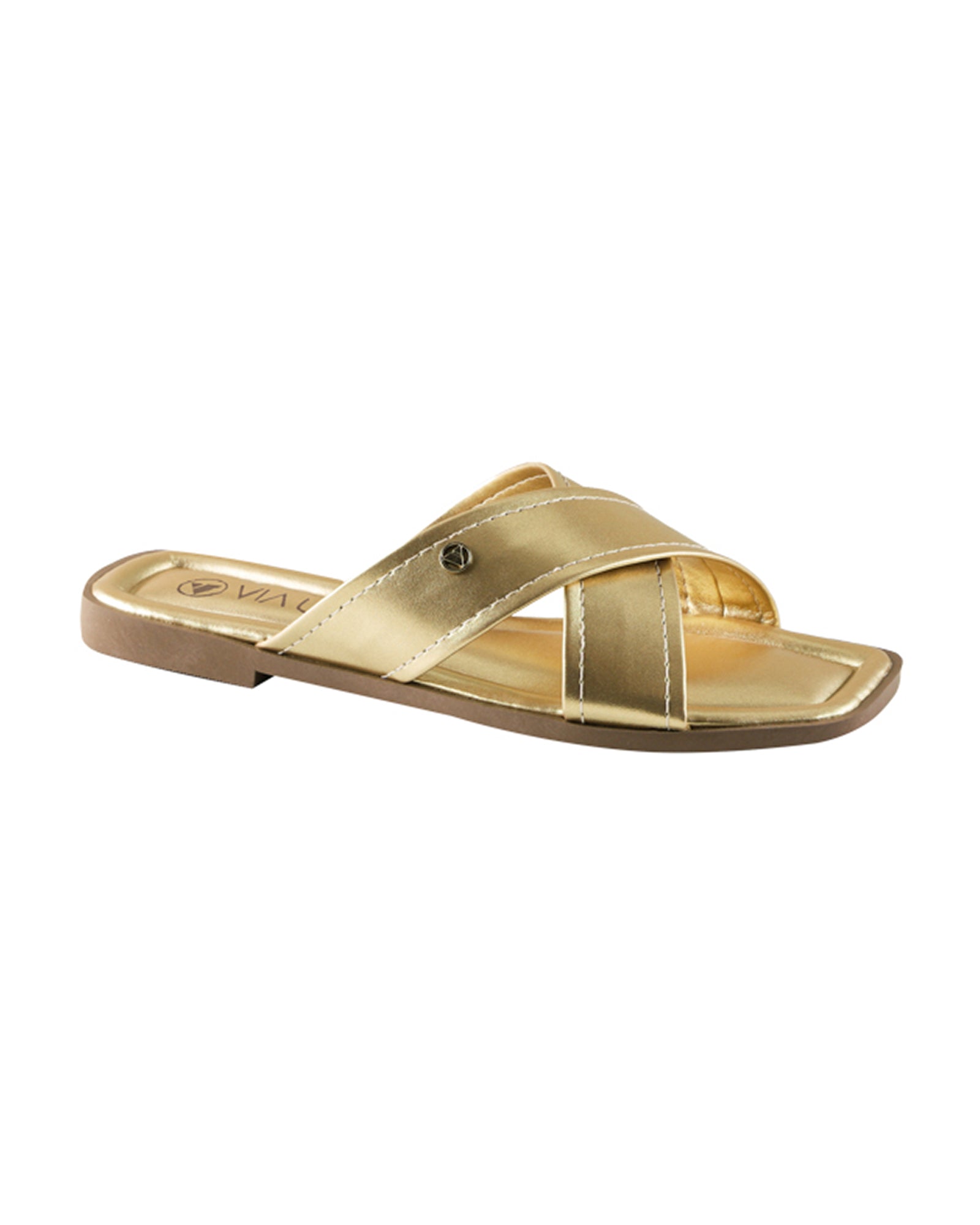 Sandalia Flat 948097 Sun Glo Ouro