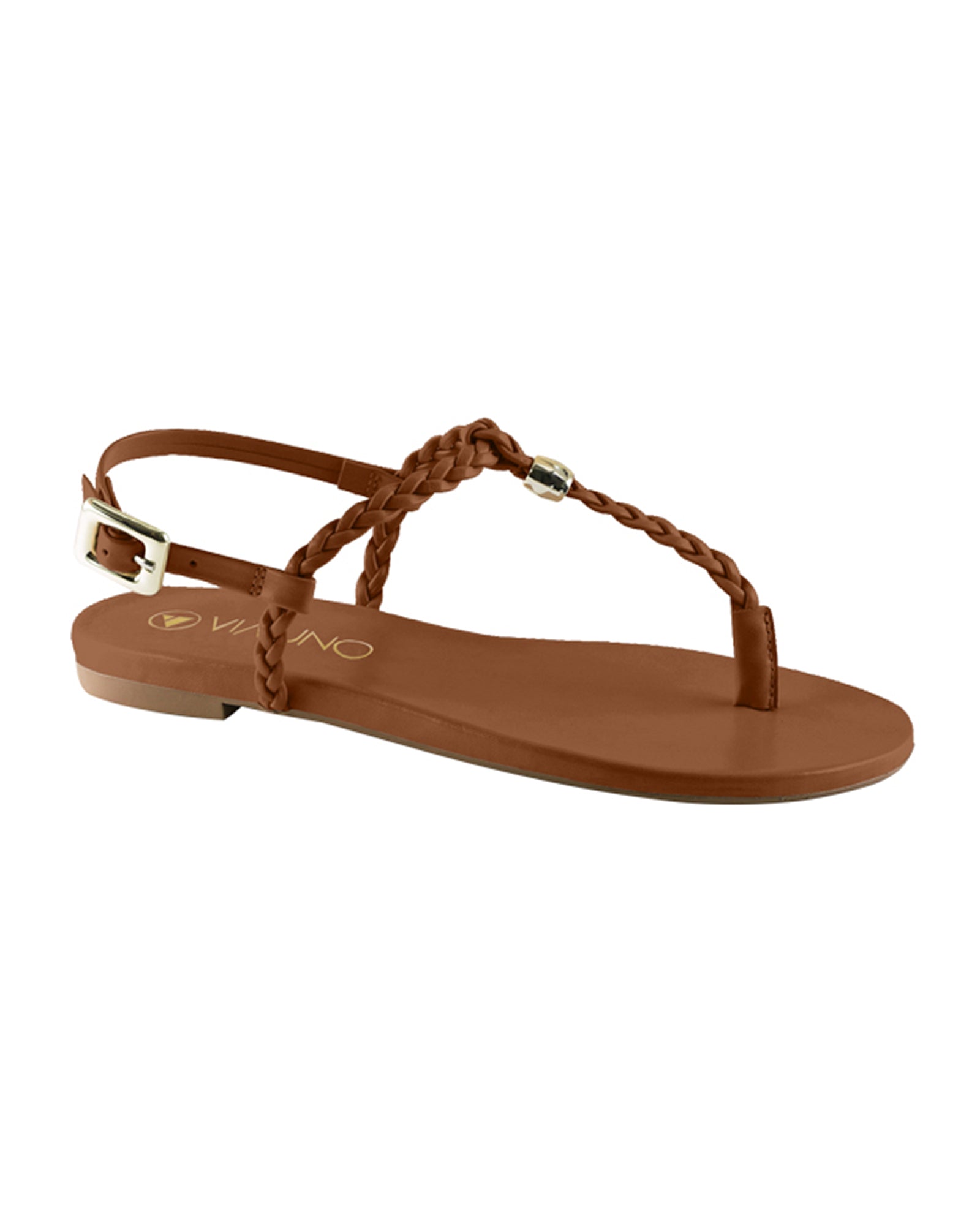 Sandalia Flat 950034 Napa Rock Caramelo