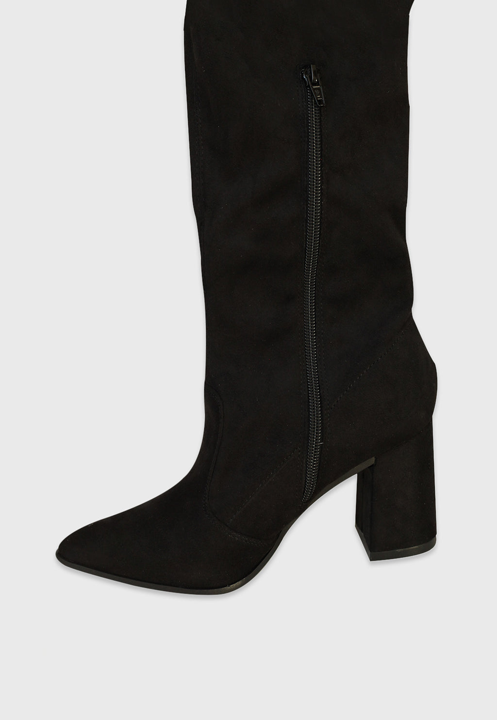 Bota Cano Longo 954006 Camurça Preto