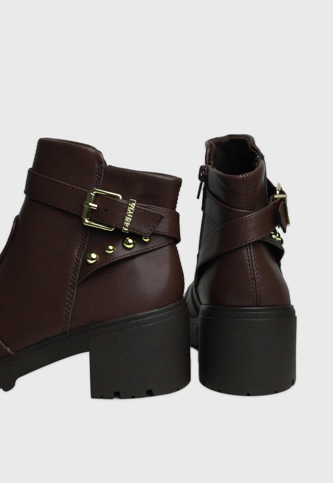 Bota Cano Curto 959002 Napa Lux Cacau