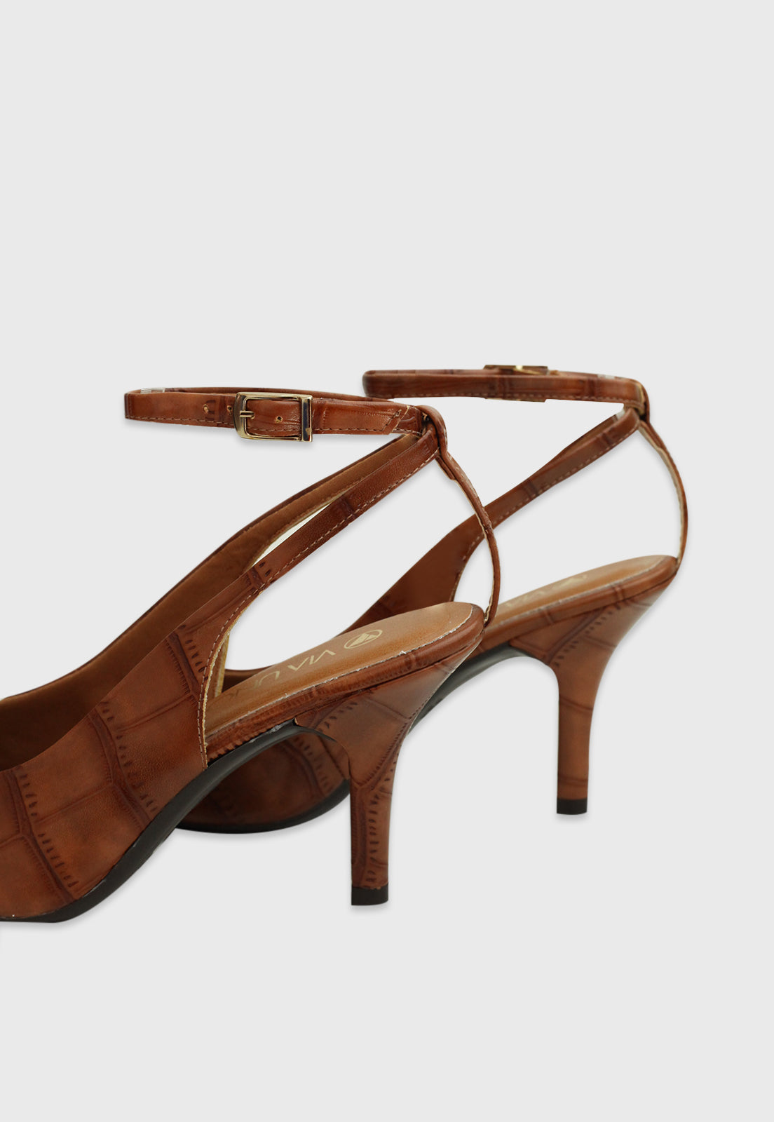 Sapato 967002 Max Croco Caramelo