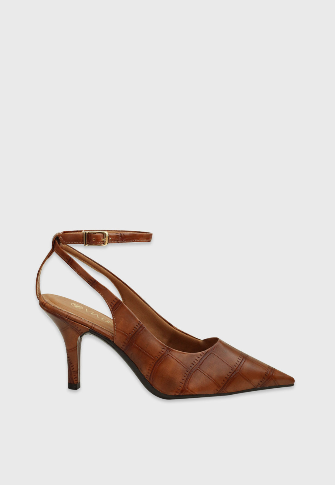 Sapato 967002 Max Croco Caramelo