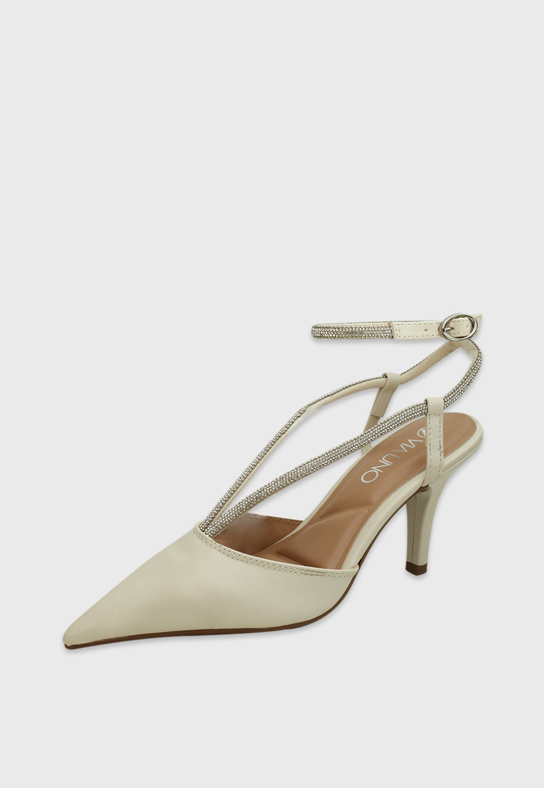 Sapato Glamour 967007 Napa Rock Off White