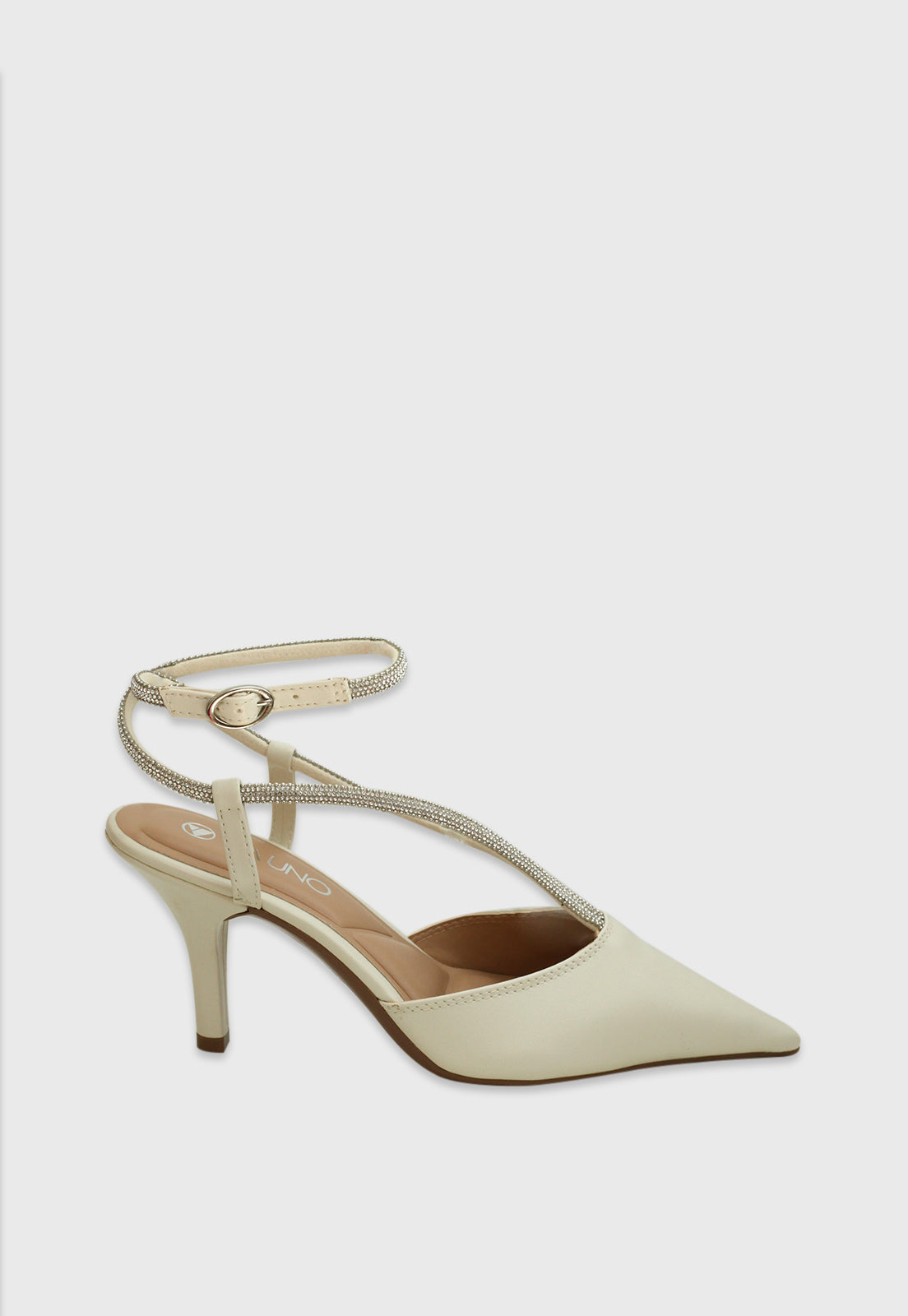 Sapato Glamour 967007 Napa Rock Off White