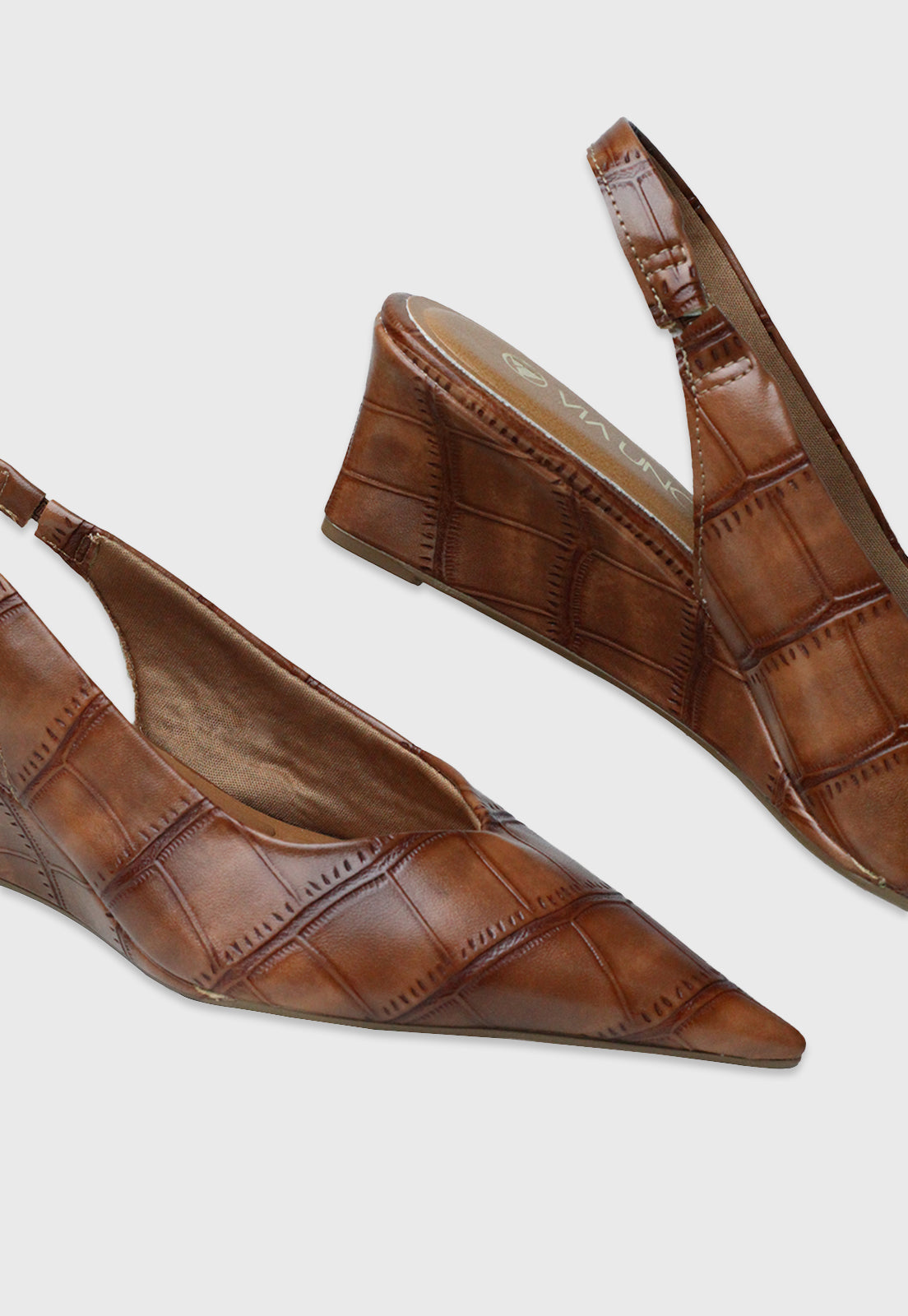Sapato 972003 Max Croco Caramelo