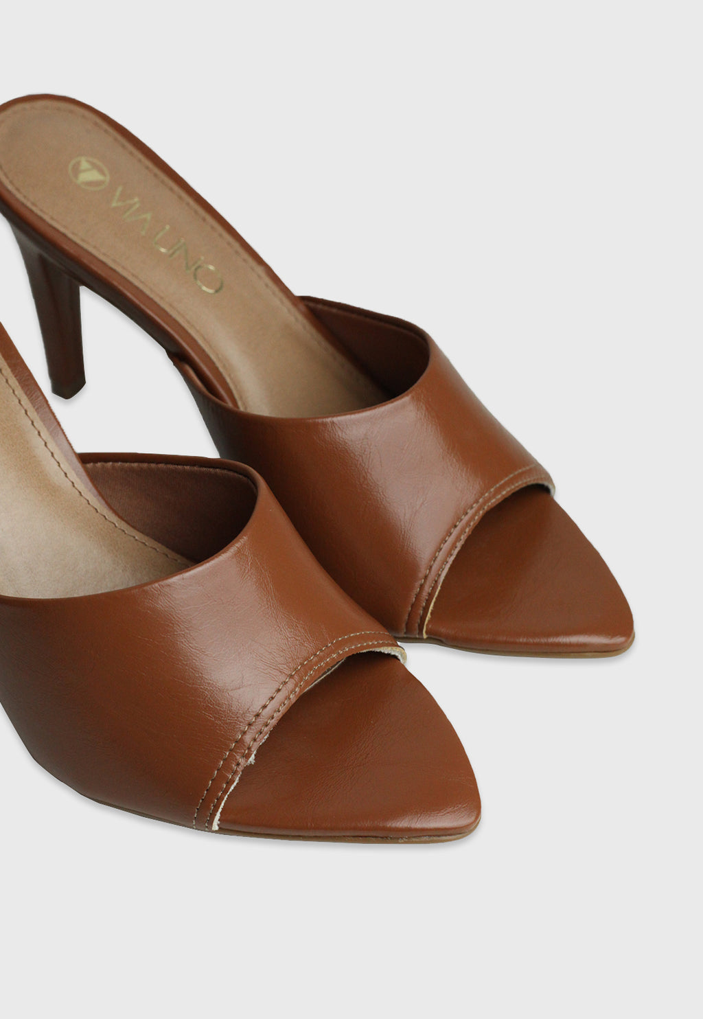 Tamanco Alto 984003 Polish Caramelo