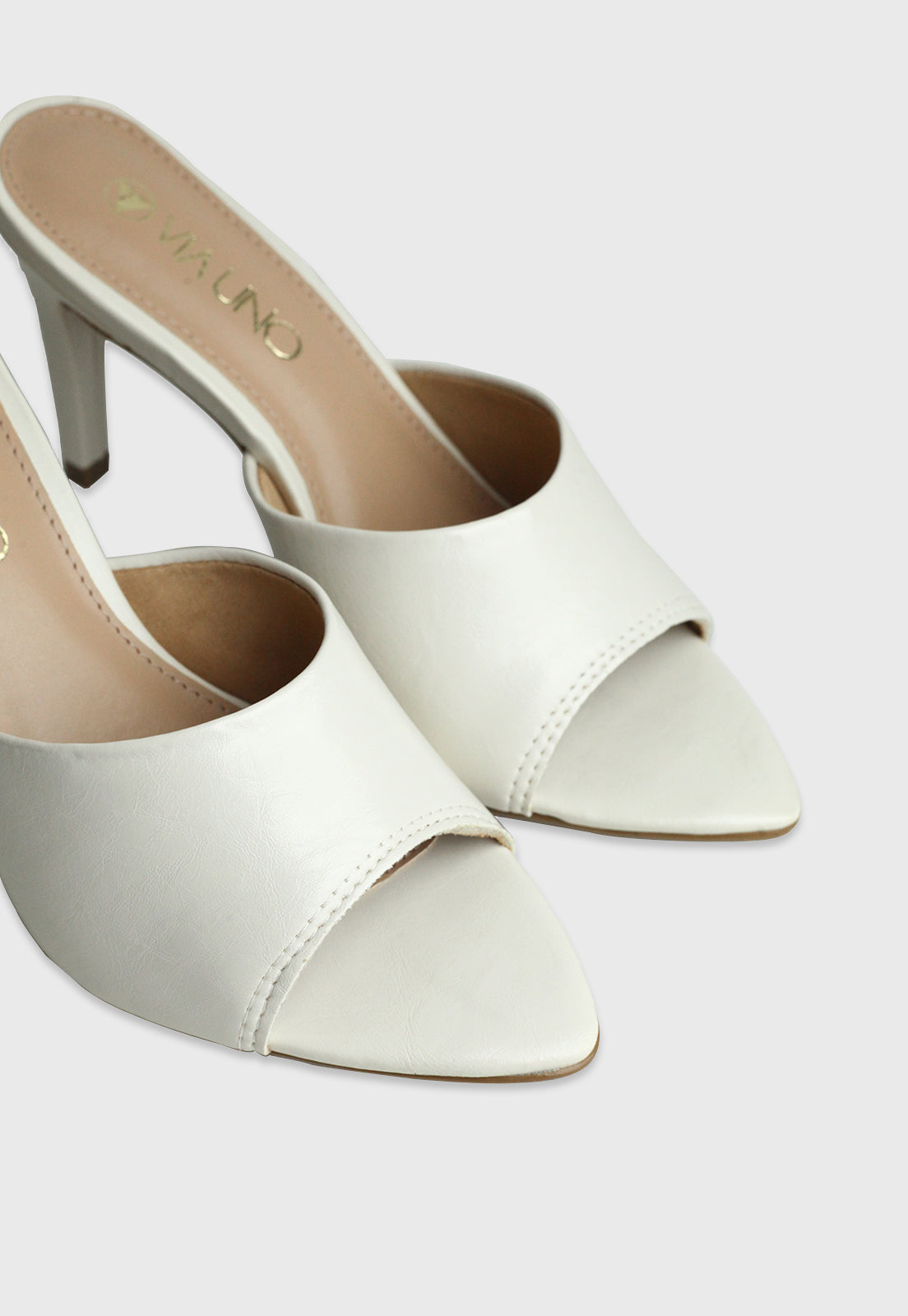 Tamanco Alto 984003 Polish Off White