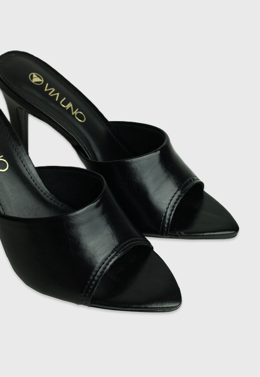 Tamanco Alto 984003 Polish Preto