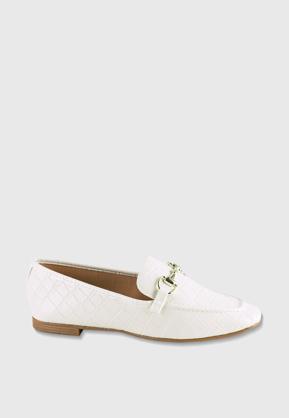 Loafer 285213 Croco Off White