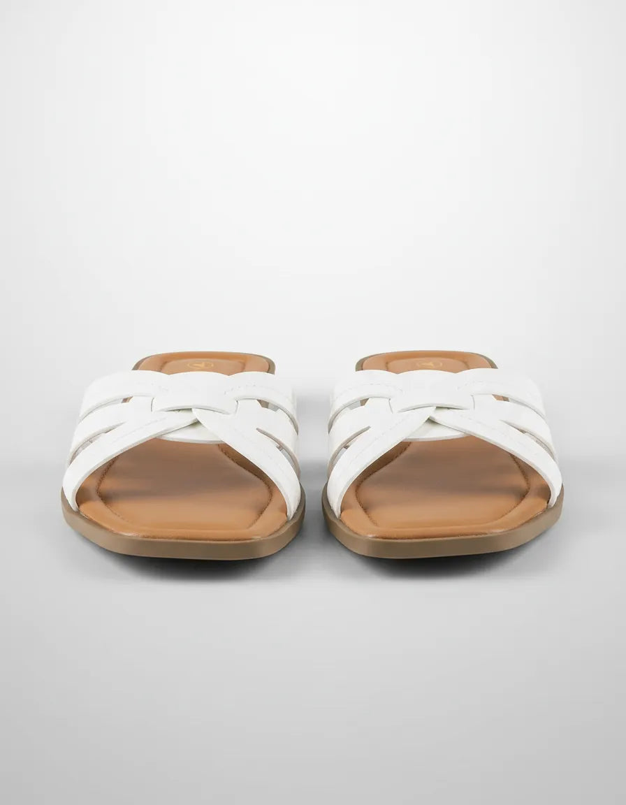 Sandalia Flat 948098 Napa Rock Off White
