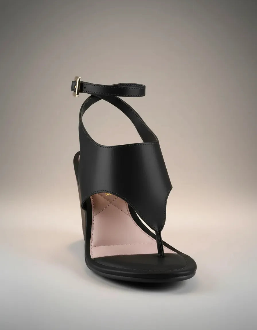Sandalia Salto Alto 975014 Napa Rock Preto