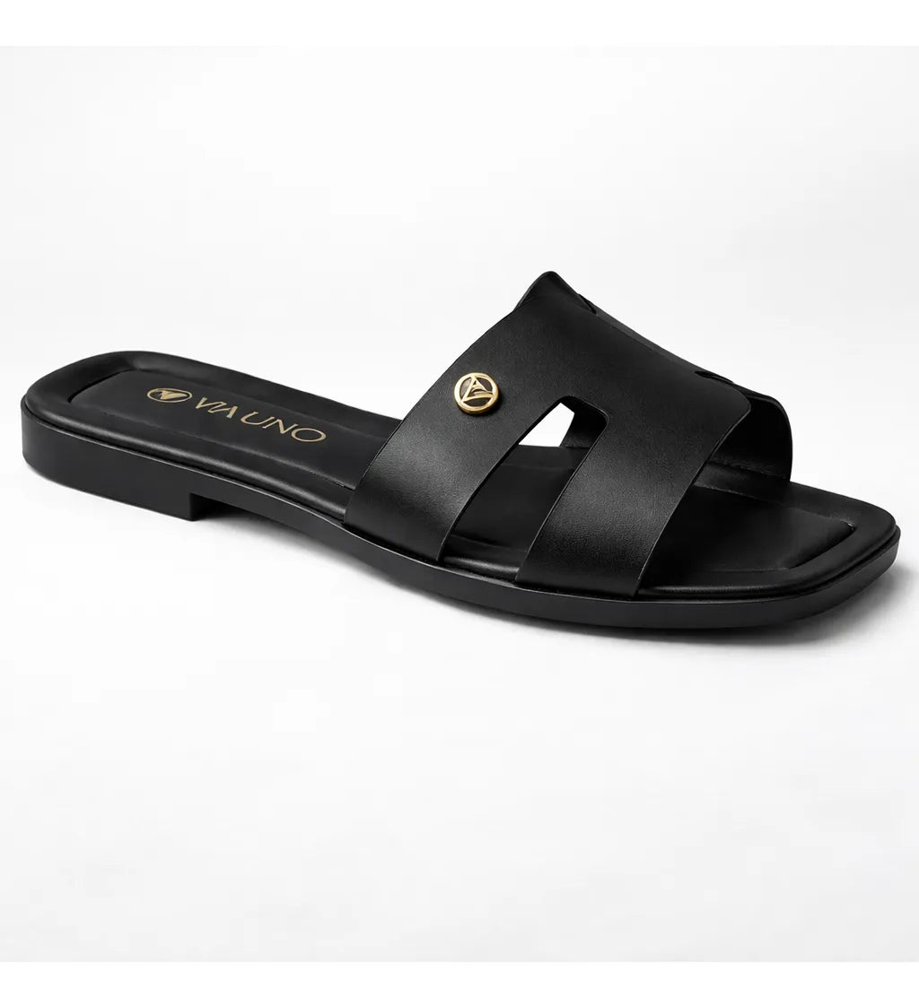 Sandalia Flat 948096 Rock C Preto