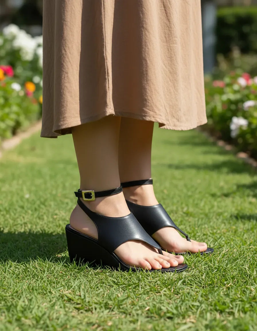 Sandalia Salto Alto 975014 Napa Rock Preto